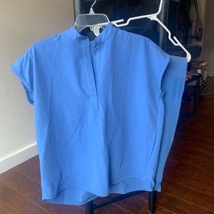 Figs ceil blue scrubs
